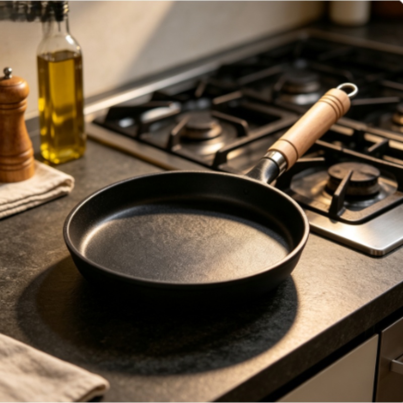 Crepe Pan Nonstick - Sartén de Hierro Fundido sin Recubrimiento