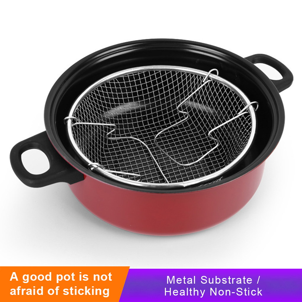 Crepe Pan Nonstick - Olla para freír, freidora de apartamento,
