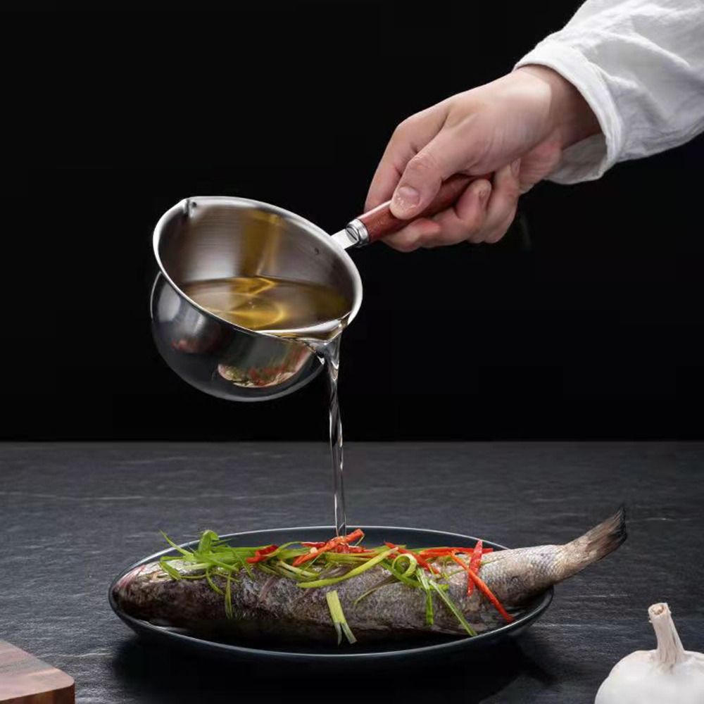 Crepe Pan Nonstick - Olla multifunción antiadherente con mango de