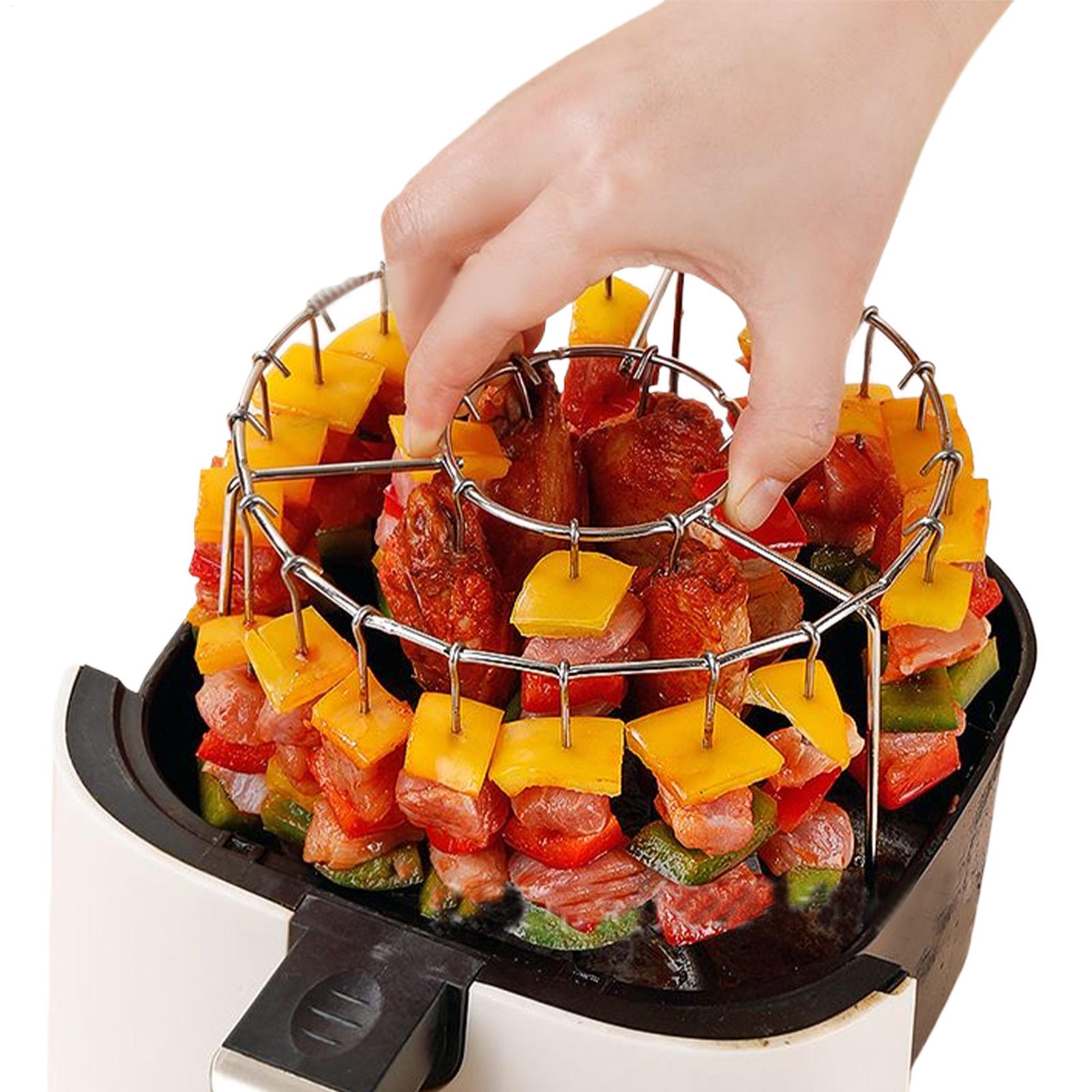 Home Cooking Meal - Soporte para Brochetas de Acero Inoxidable