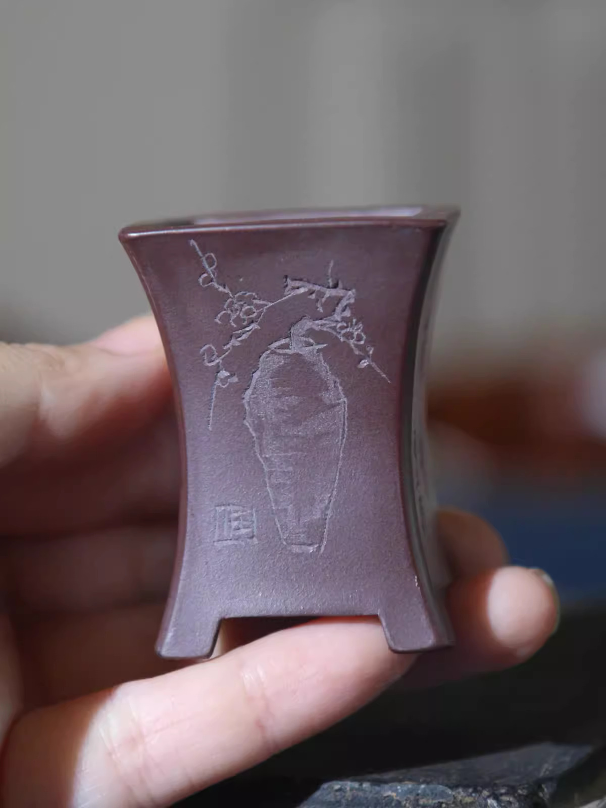 Tagine Clay Pot - Maceta de cerámica para bonsái, hecho