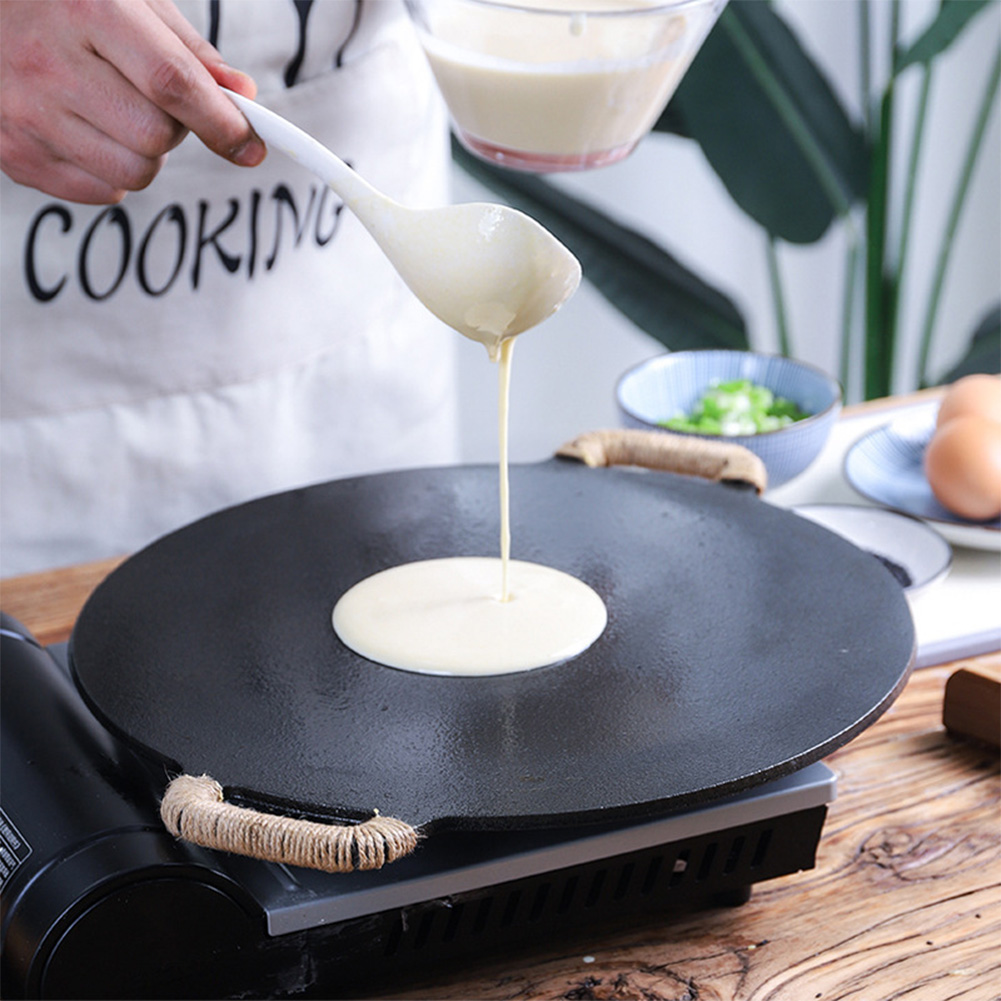Crepe Pan Nonstick - Plancha para barbacoa de 10,2/11/11/11,8/12,6/13,4 pulgadas,