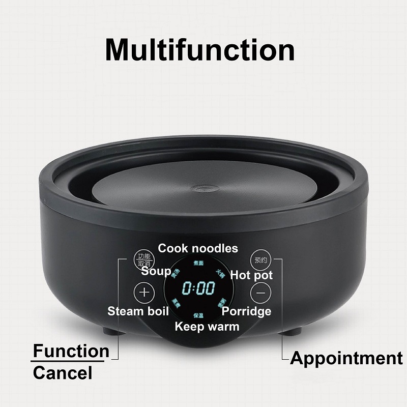 Olla eléctrica multifunción 11 - Crepe Pan Nonstick reseña y precio