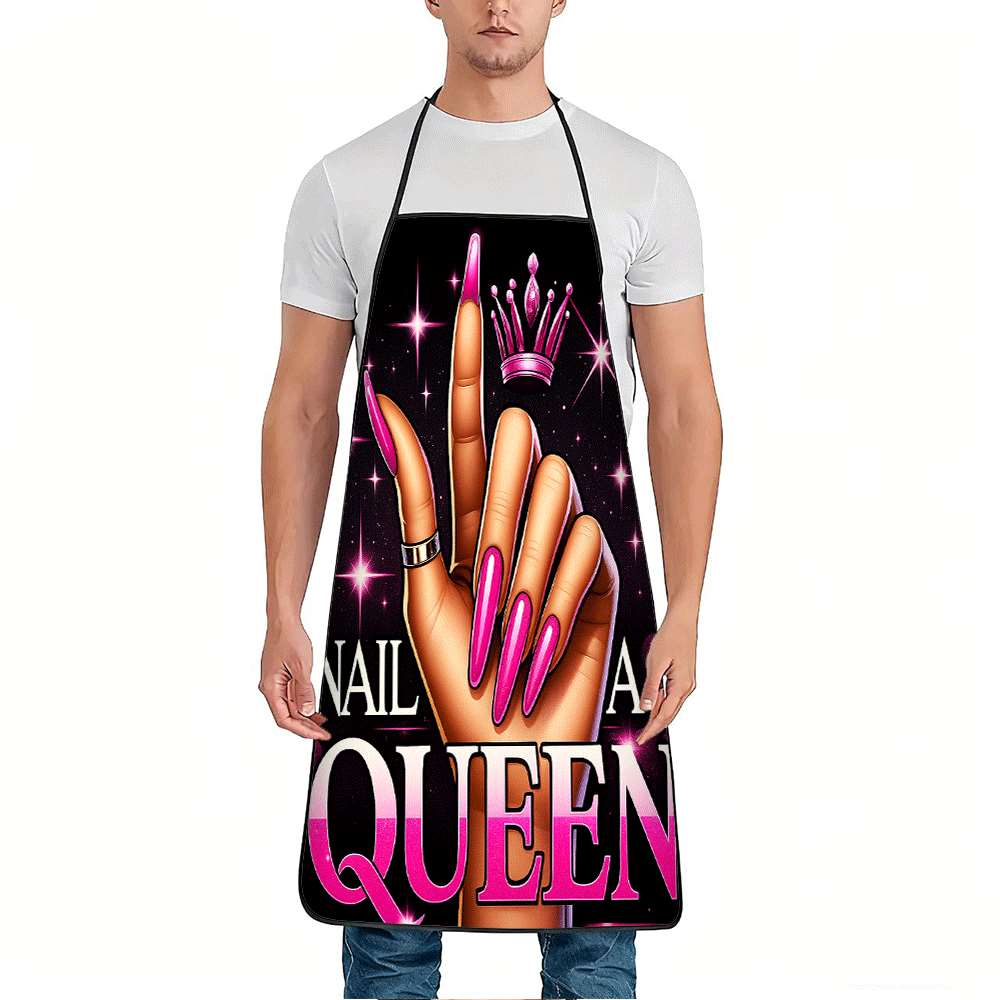 1 delantal moderno con temátic - Home Cooking Queen reseña y precio