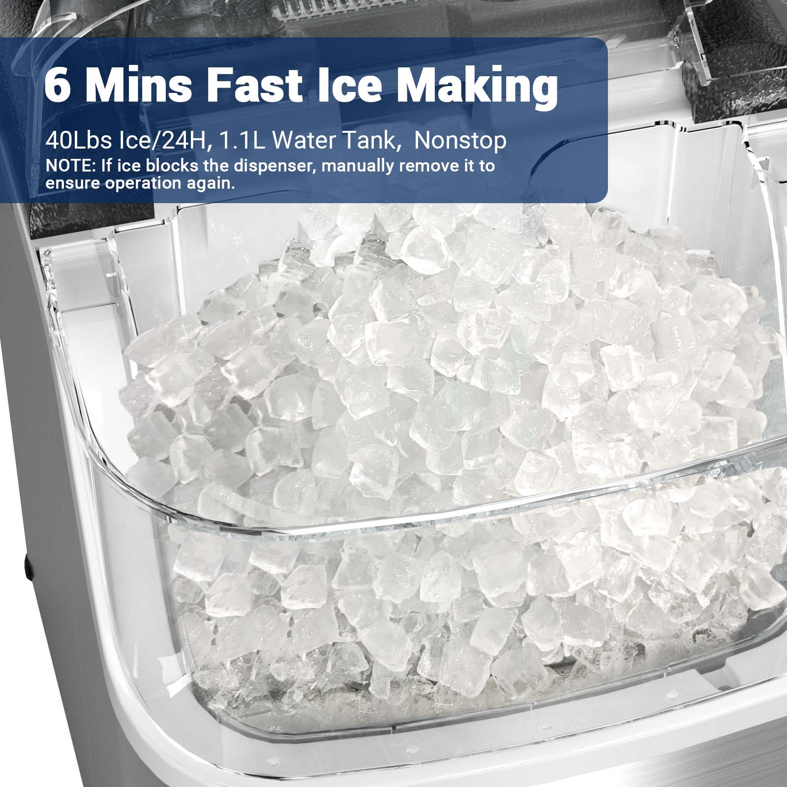 Máquina de Hielo en Cubitos pa - Home Cooking Appliances reseña y precio