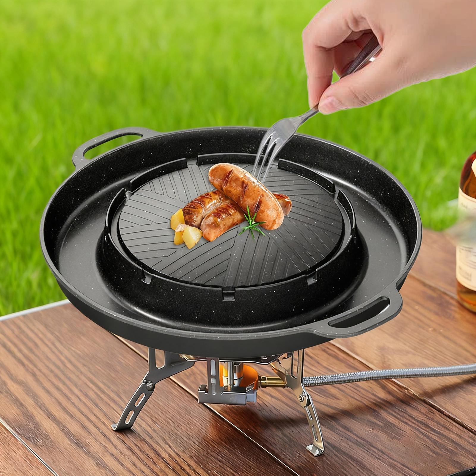 Parrilla y sartén caliente 2 e - Crepe Pan Nonstick reseña y precio