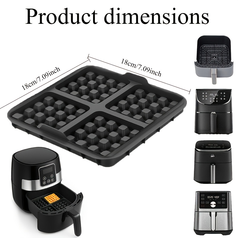 Molde Cuadrado para Waffles, S - Crepe Pan Nonstick reseña y precio