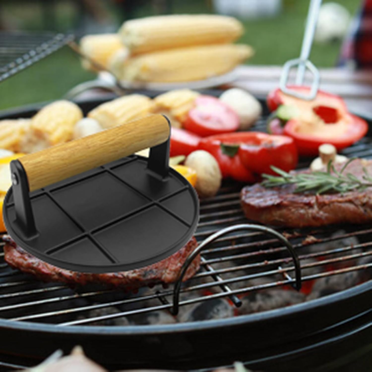 Prensa para Hamburguesas con M - Crepe Pan Nonstick reseña y precio
