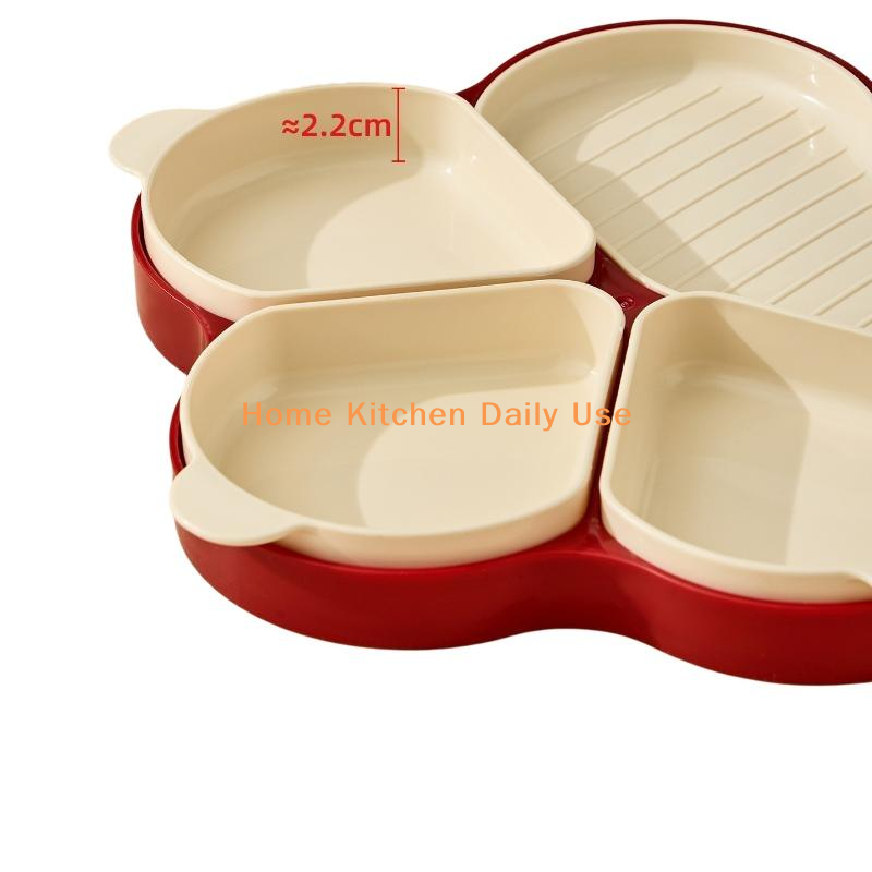 Bandeja portátil multi-compart - Home Cooking Meal reseña y precio