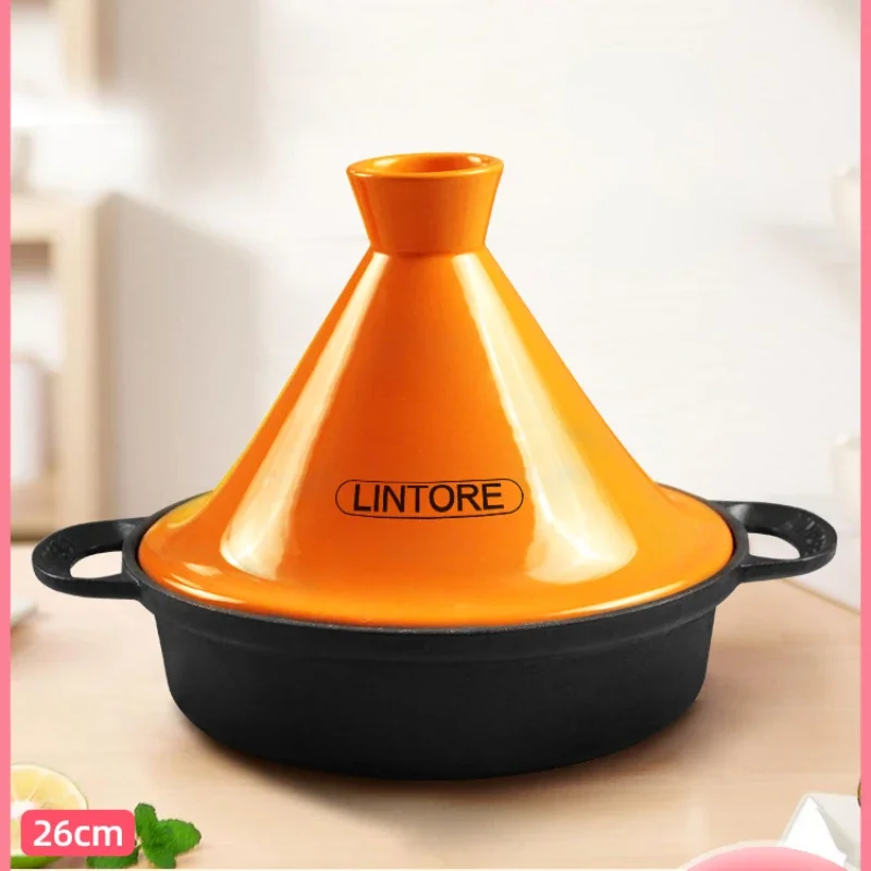Olla de Hierro Fundido Marroqu - Tagine Clay Pot reseña y precio