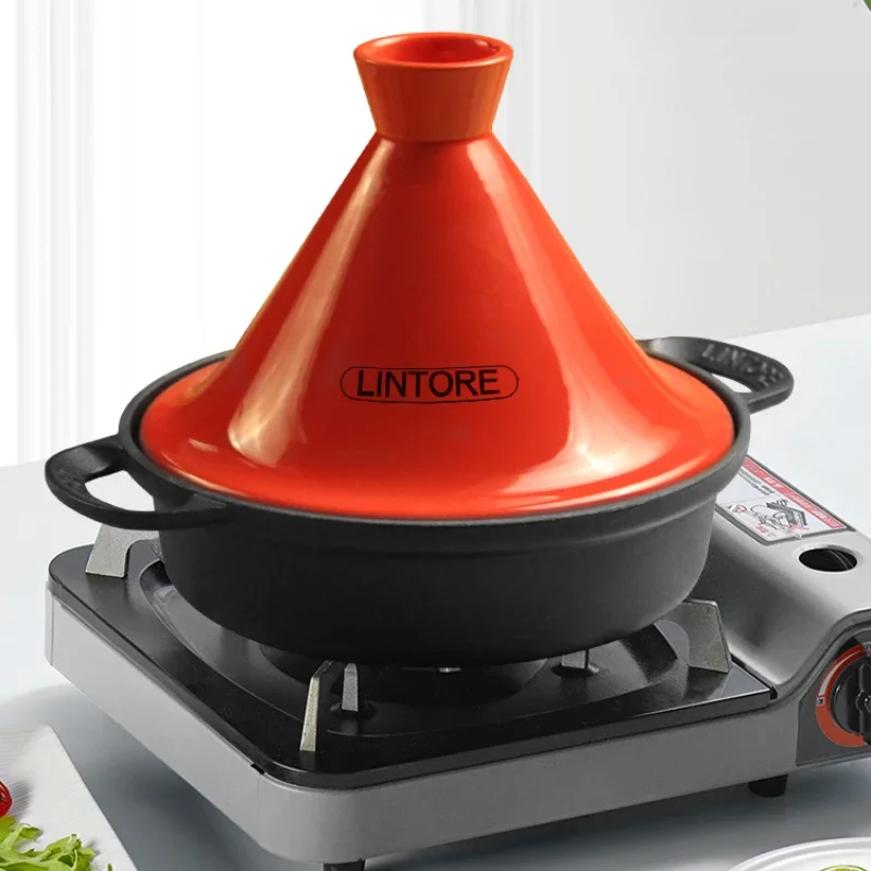 Olla de Hierro Fundido Marroqu - Tagine Clay Pot reseña y precio