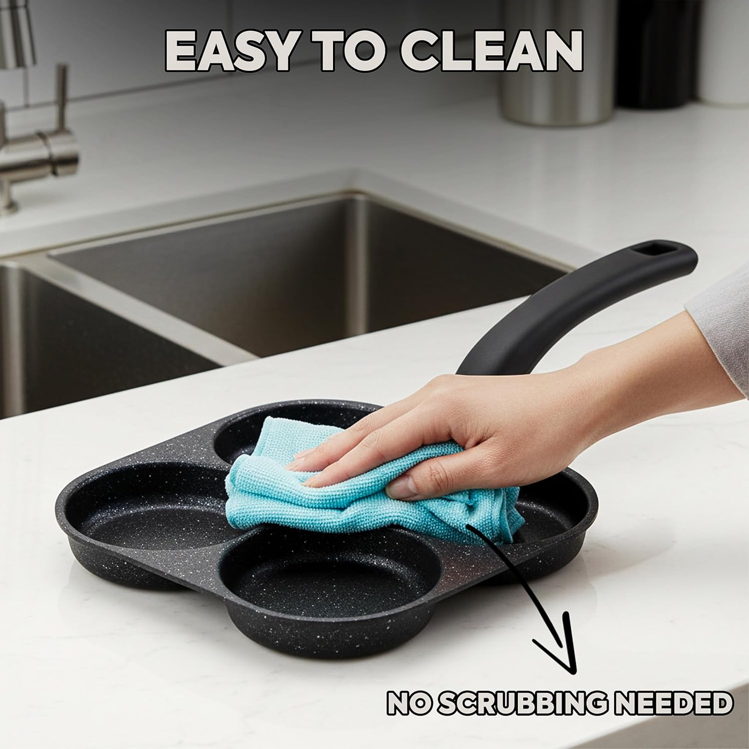 Sartén Antiadherente para Huev - Crepe Pan Nonstick reseña y precio