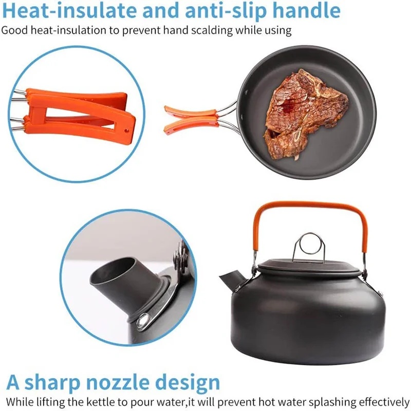 Juego de cocina para acampar,  - Crepe Pan Nonstick reseña y precio
