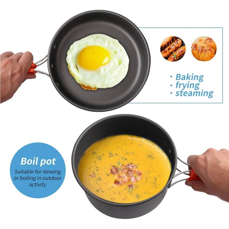 Juego de cocina para acampar,  - Crepe Pan Nonstick reseña y precio